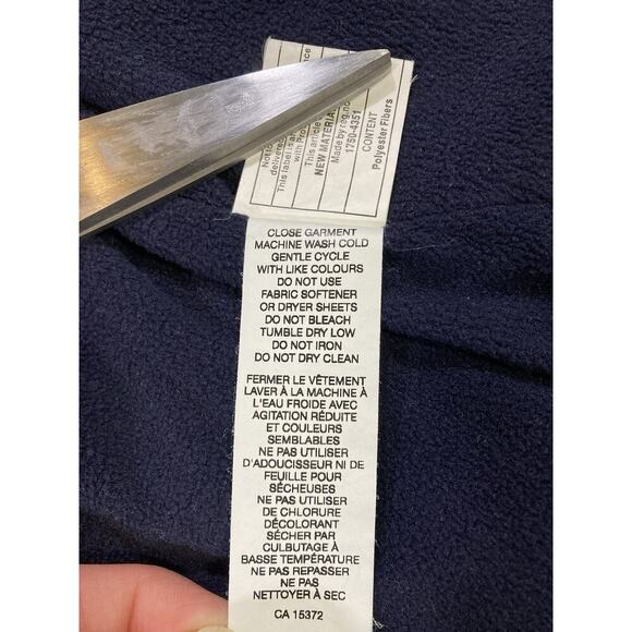 Joe Fresh Kids Girls Navy Apple Puffer Vest Detachable Hood 6-12 Months - Picture 3 of 8